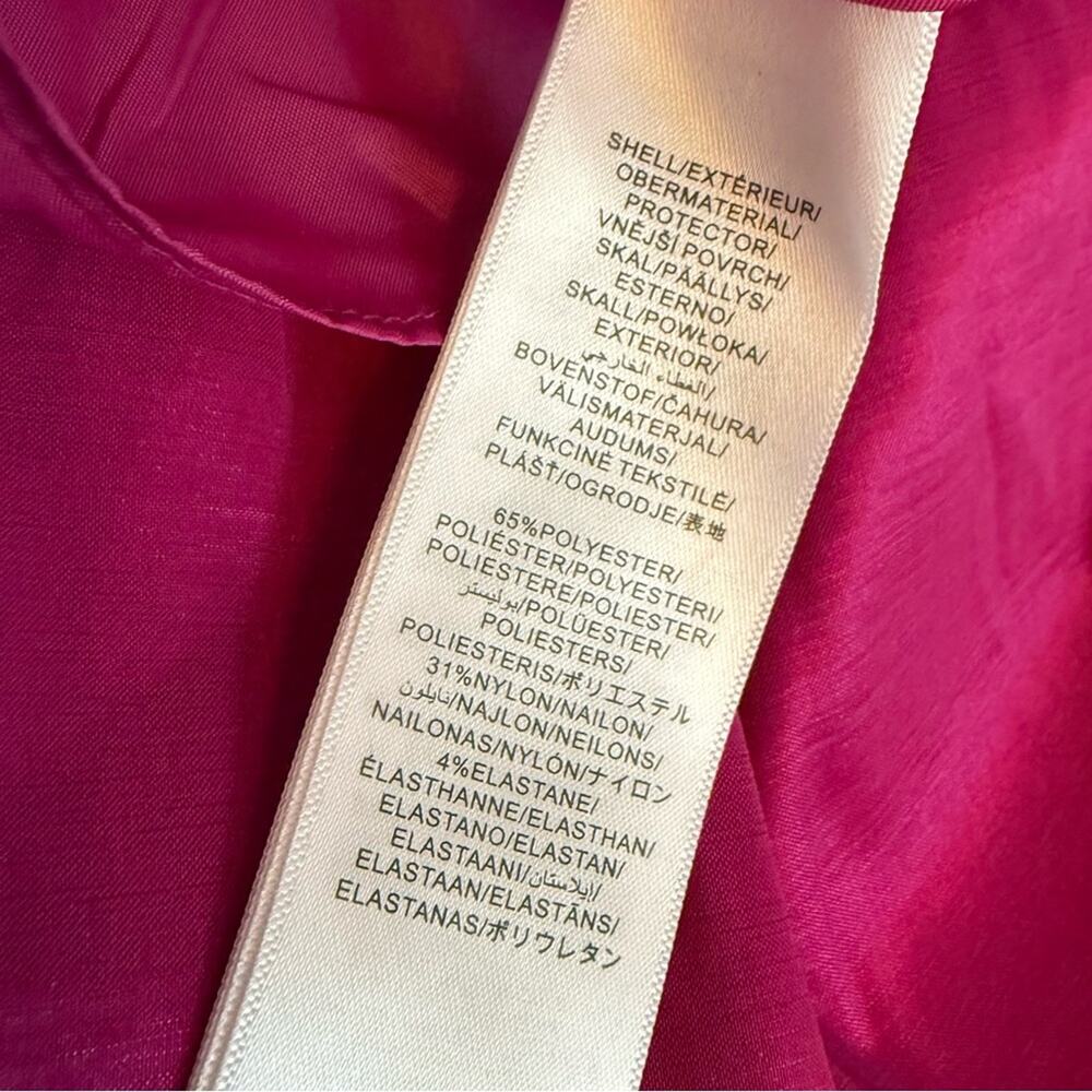 Adrianna Papell Women’s Soft Skirt Taffeta Mini Dress In Pink Sz 8 - Picture 7 of 9